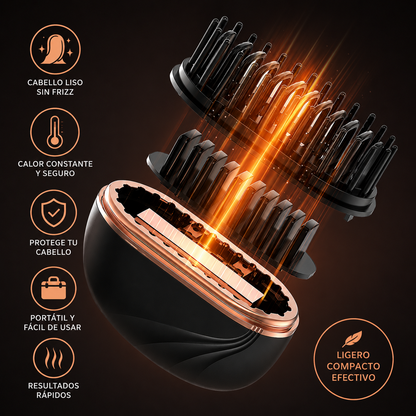 Mini Brush Pro | Elimina el Frizz en Segundos | Cabello Liso y Brillante
